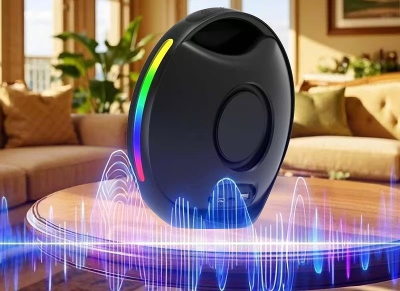 Unique Comet Shape Portable Subwoofer Stereo Sound Custom Logo Wireless  Surround RGB LED Lights15W USB TF Card Speaker