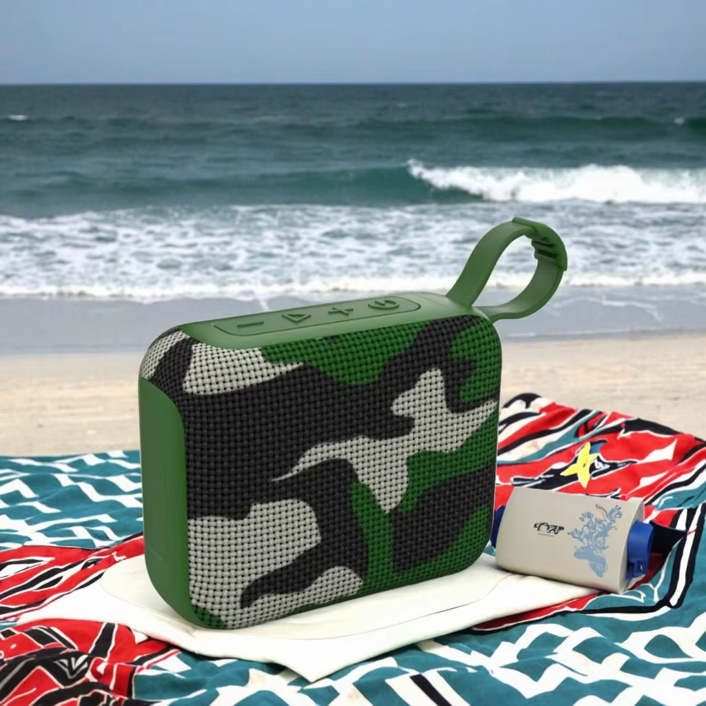 Portable 5W TWS ABS Wireless Speaker Mobile Phone Loop Design Full Function Boom Box Travel  Use Memory Card Hifi Horn Tweeter