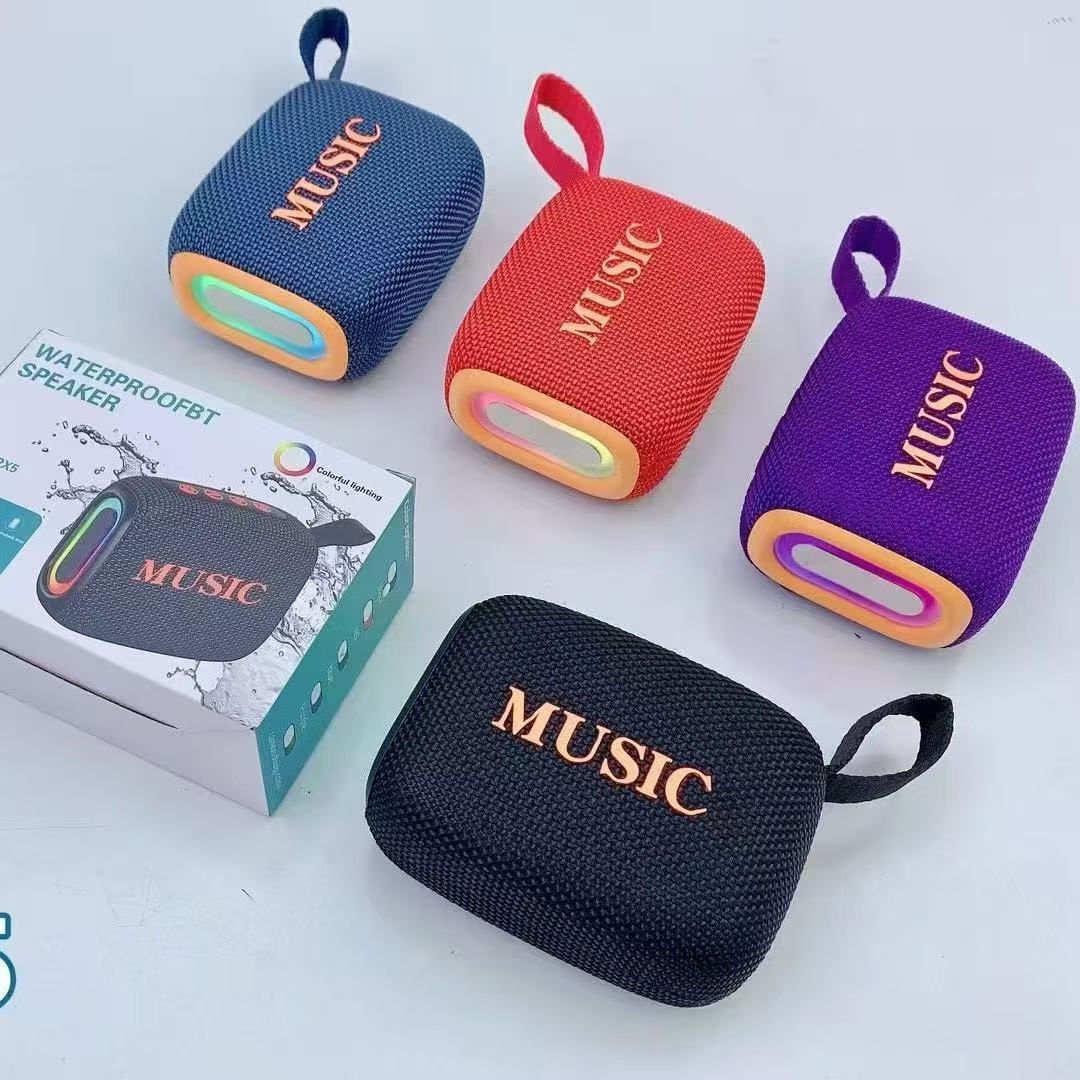 High Quality Small Multifunction Wireless Waterproof Outdoor Stereo Subwoofer Bass with Colorful Rgb Light