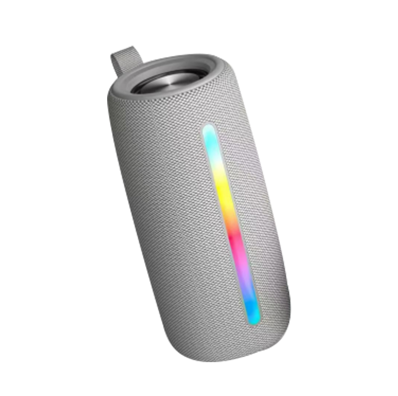 Portable Bluetooth Speaker with RGB LED Light and Powerful Bass for Outdoor Party and Gaming