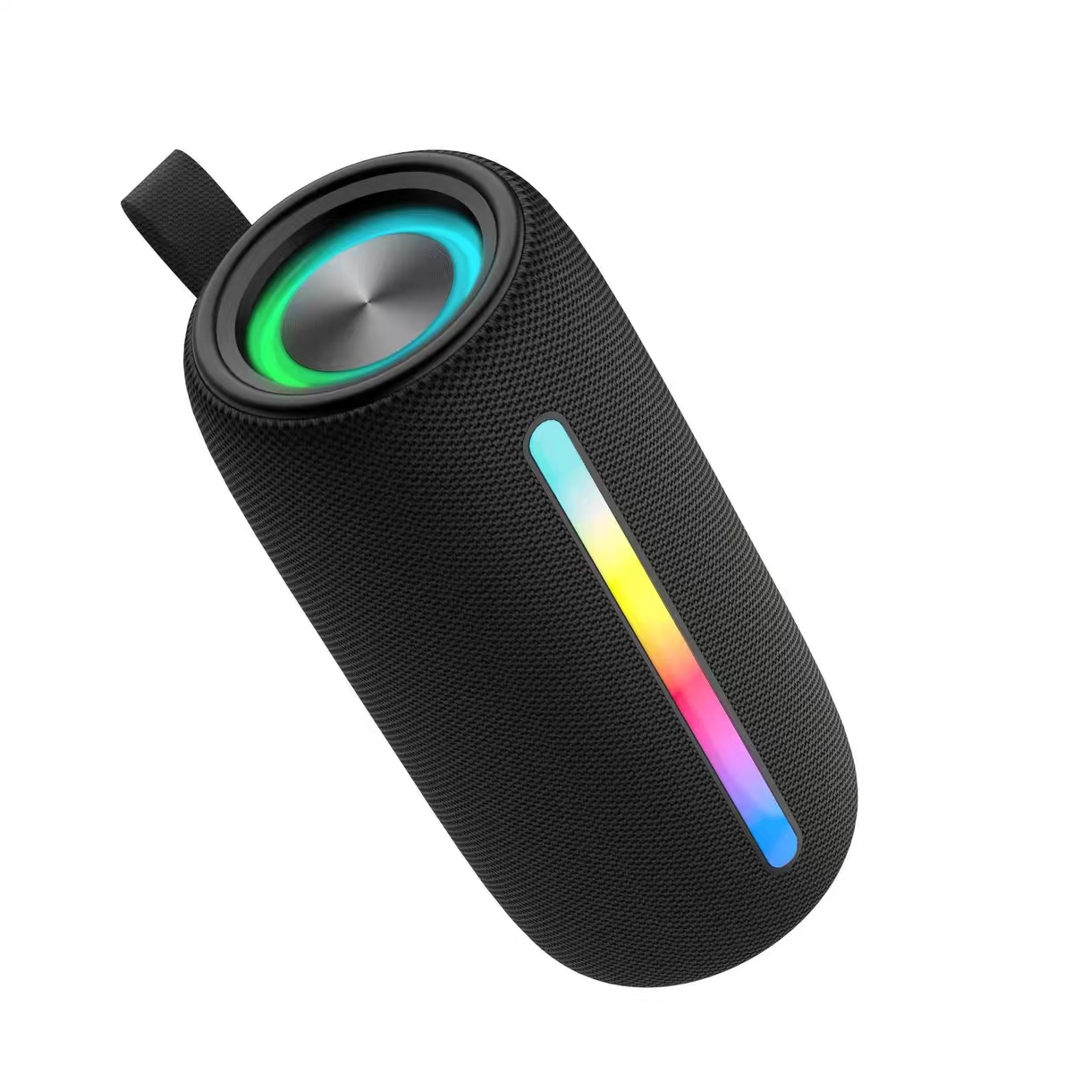 Portable Bluetooth Speaker with RGB LED Light and Powerful Bass for Outdoor Party and Gaming