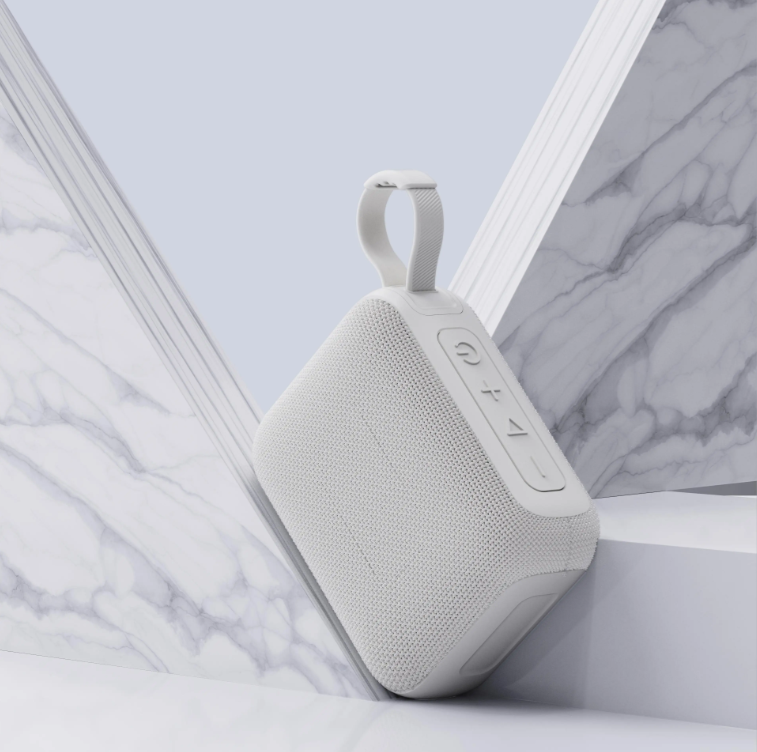 Portable Bluetooth Speaker with Fabric Design and Wireless Outdoor Audio