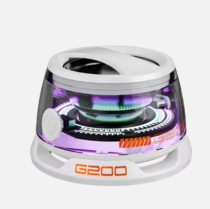 RGB Gaming Bluetooth Speaker with Transparent Design and Immersive LED Light Effect