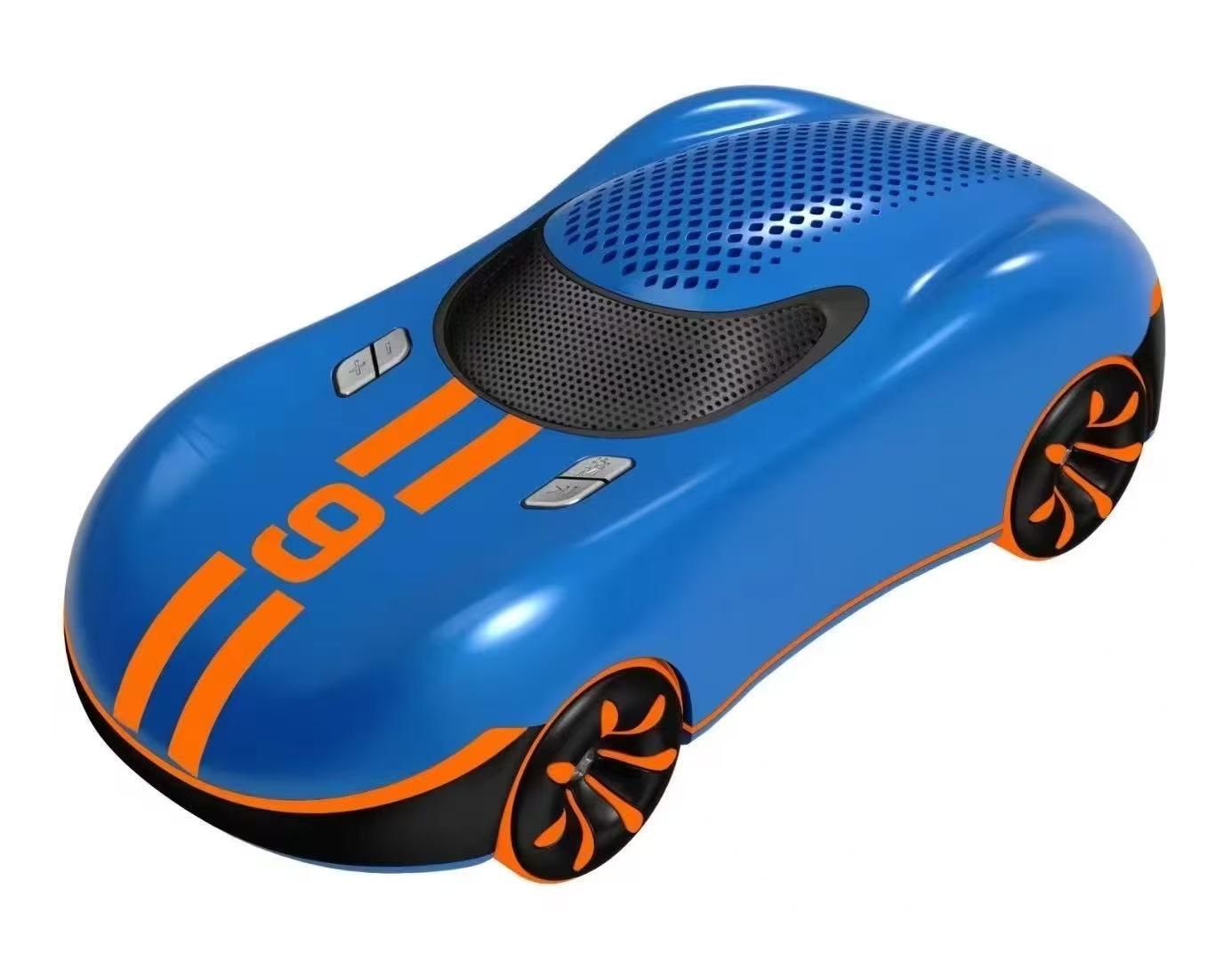 Sports Car Design Bluetooth Speaker with Powerful Sound and Portable Wireless Audio