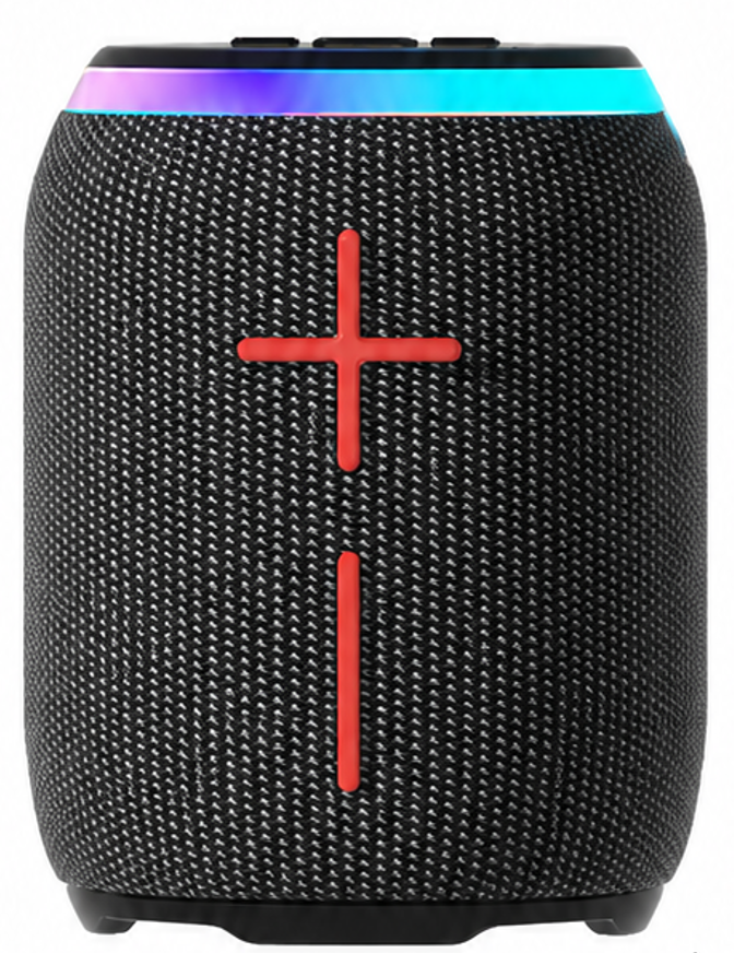 Smart Bluetooth Speaker 5.1 Portable Wireless Speaker with LED Light