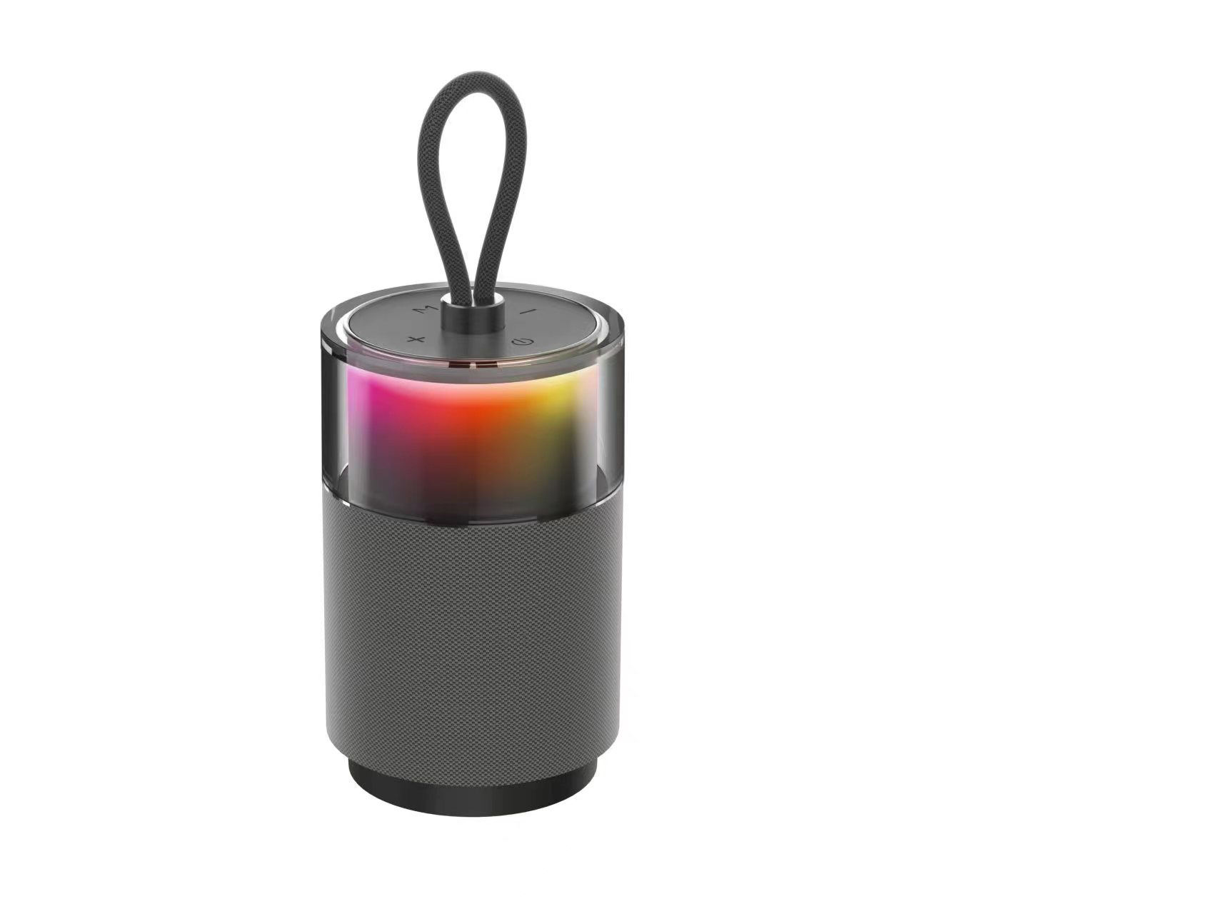 Portable RGB LED Karaoke Speaker with Wireless Microphone