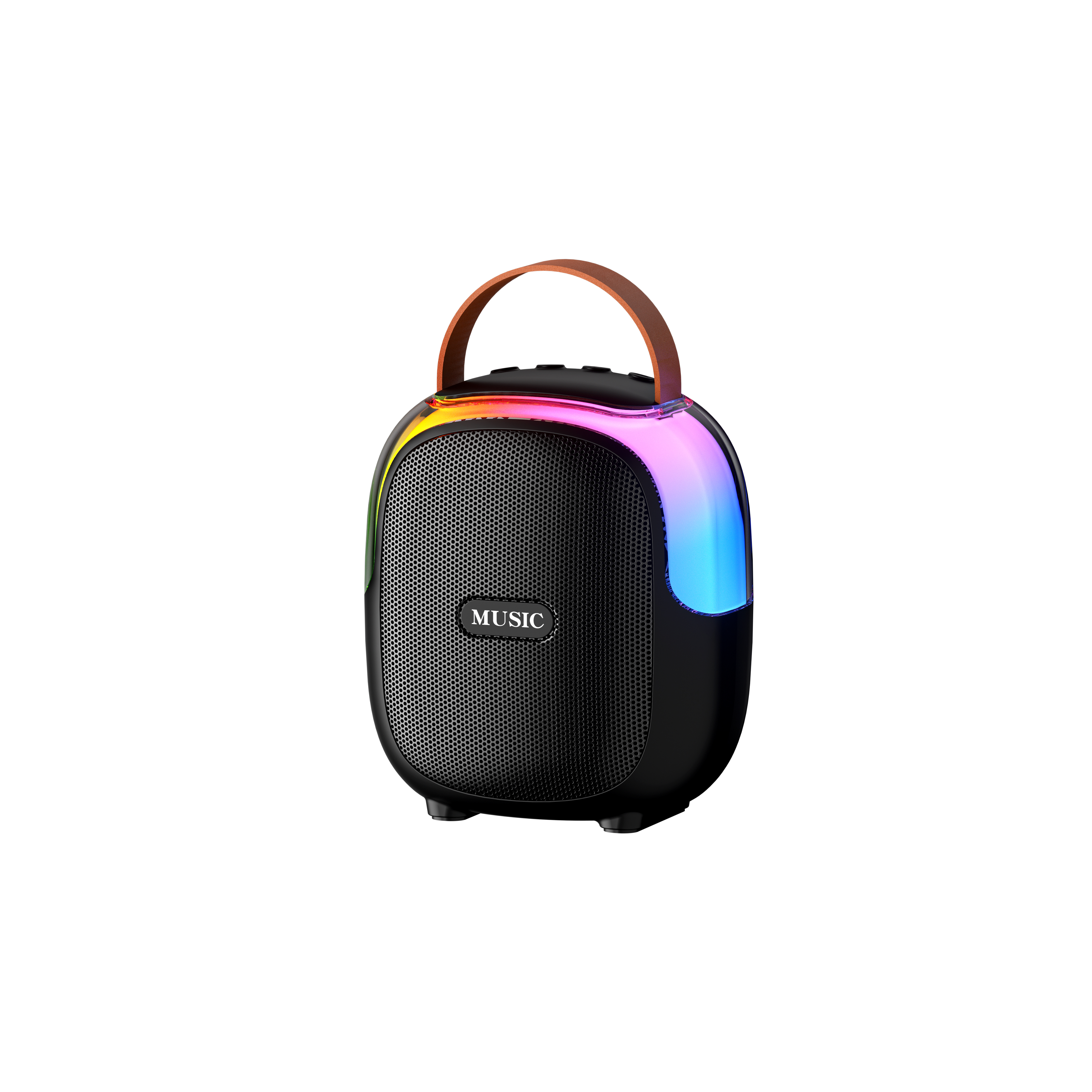 Factory Direct Mini for Wireless Portable Speaker RGB LED Lights New ABS 5W Audio Magic Systems Player Box USB Subwoofer Speaker OEM/ODM Manufacturer