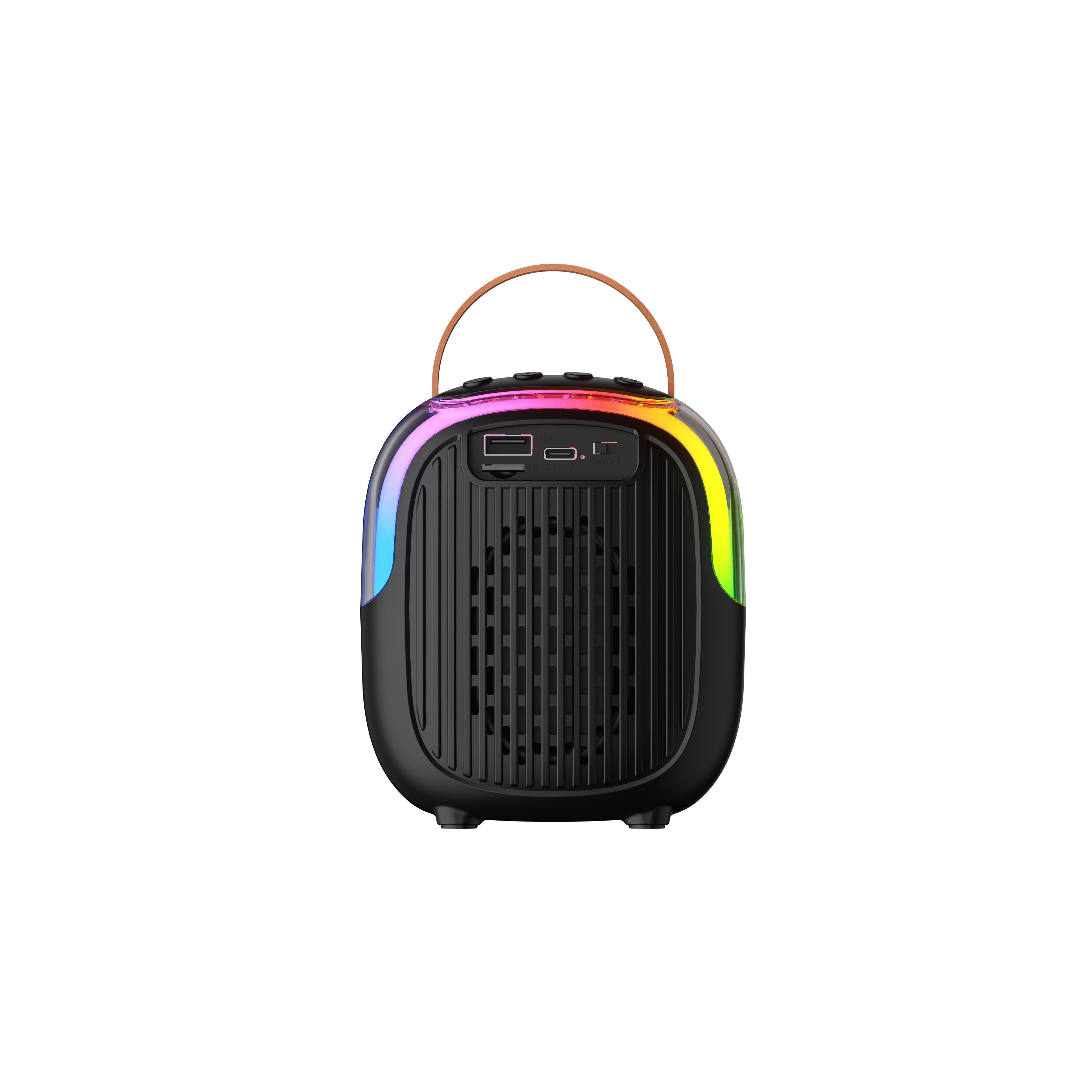 Factory Direct Mini for Wireless Portable Speaker RGB LED Lights New ABS 5W Audio Magic Systems Player Box USB Subwoofer Speaker OEM/ODM Manufacturer