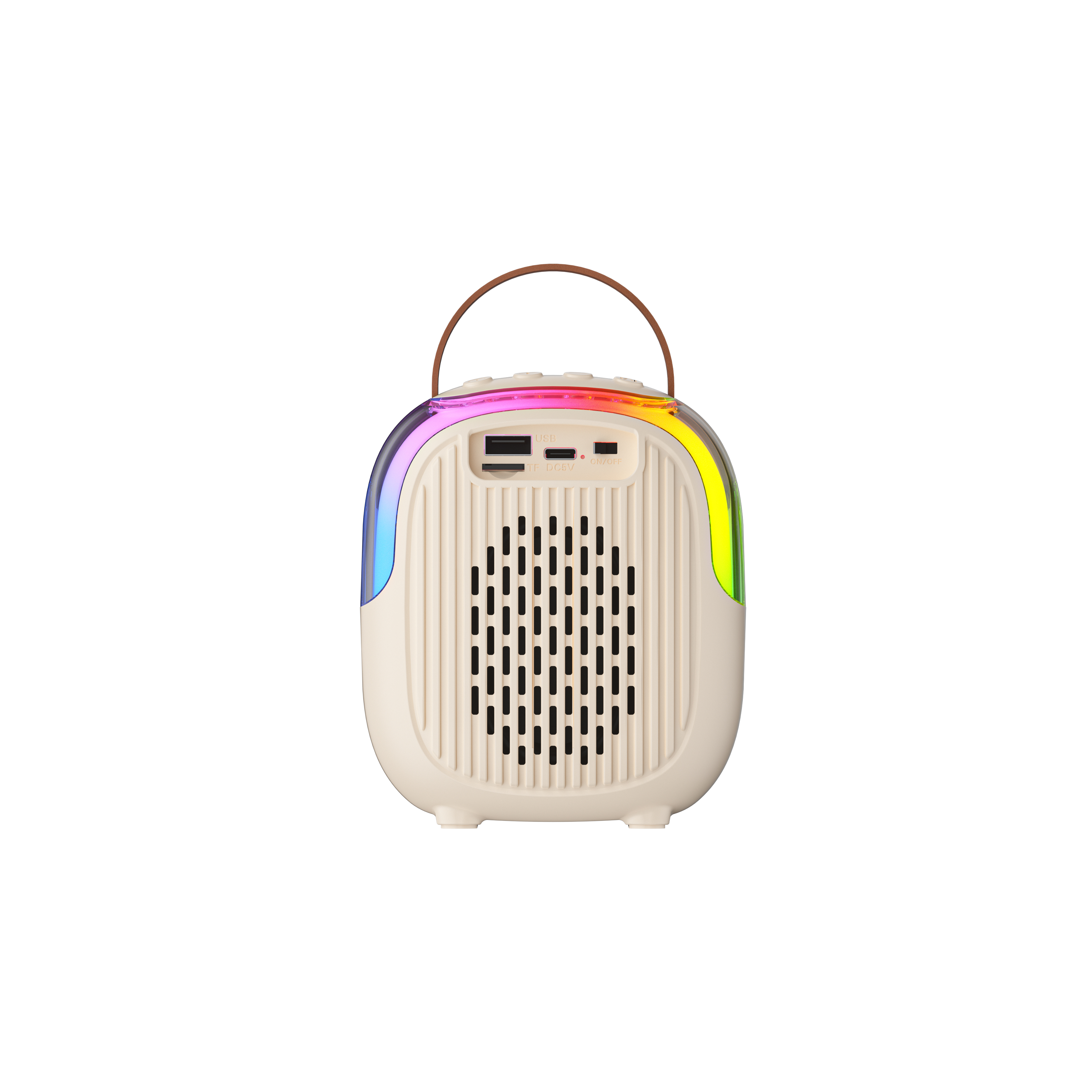 Factory Direct Mini for Wireless Portable Speaker RGB LED Lights New ABS 5W Audio Magic Systems Player Box USB Subwoofer Speaker OEM/ODM Manufacturer