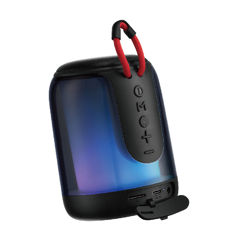 Portable RGB LED Bluetooth Speaker with Colorful Light Effects