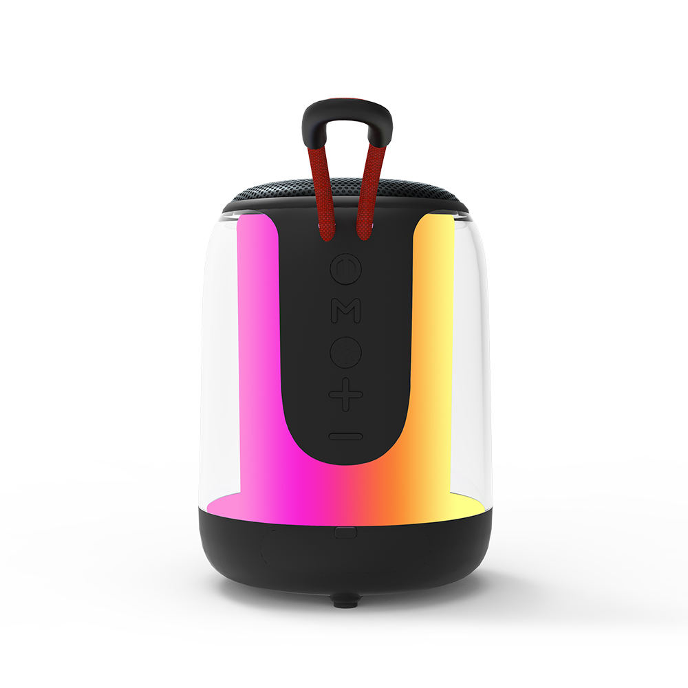 Portable RGB LED Bluetooth Speaker with Colorful Light Effects