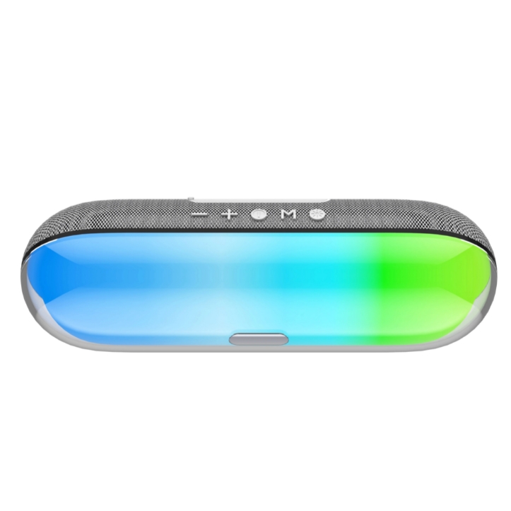 RGB LED Portable Bluetooth Speaker with Colorful Light Display