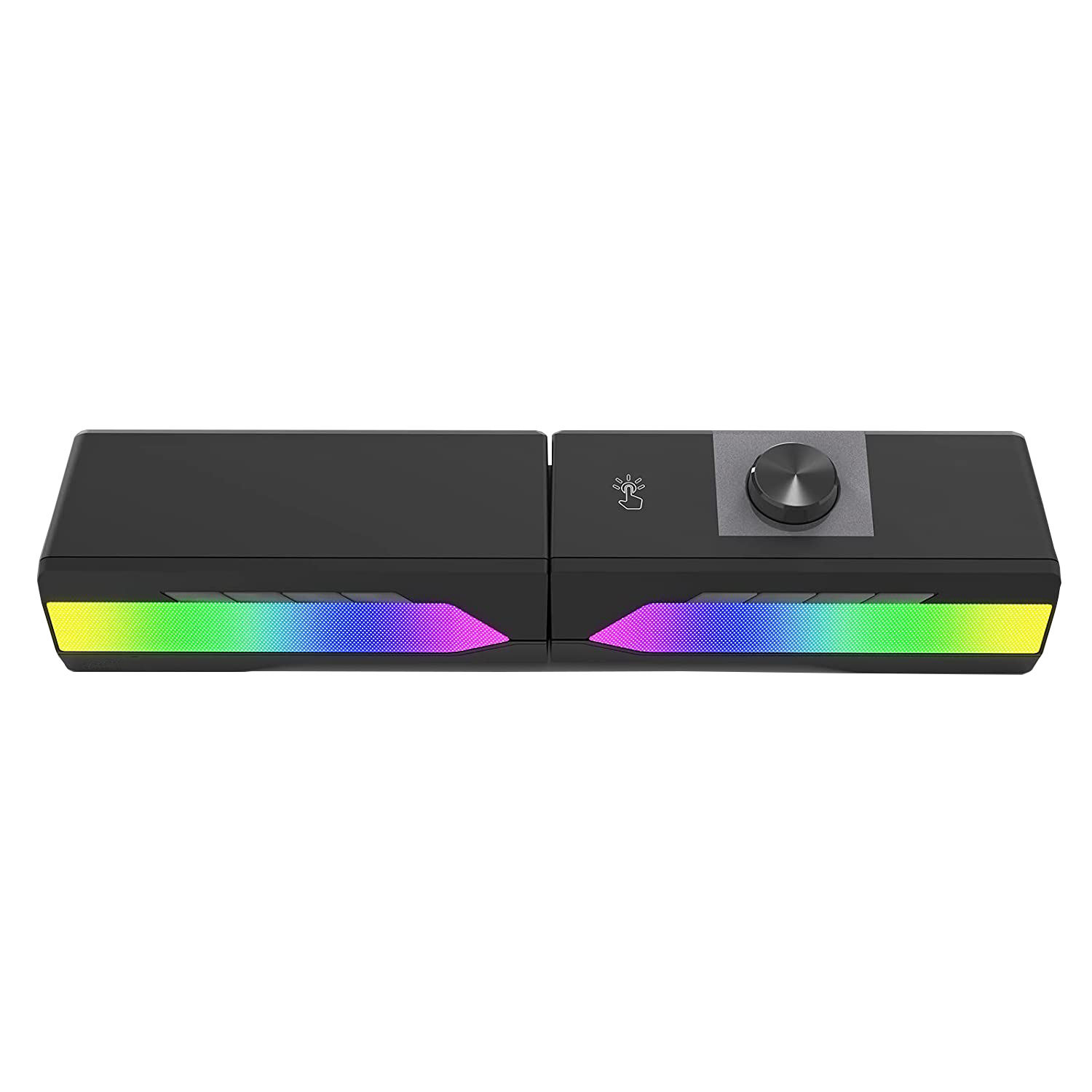 Factory Customized 12-Inch Desktop Gaming Subwoofer with Detachable RGB Lights and Powerful Bass （SP-2166）