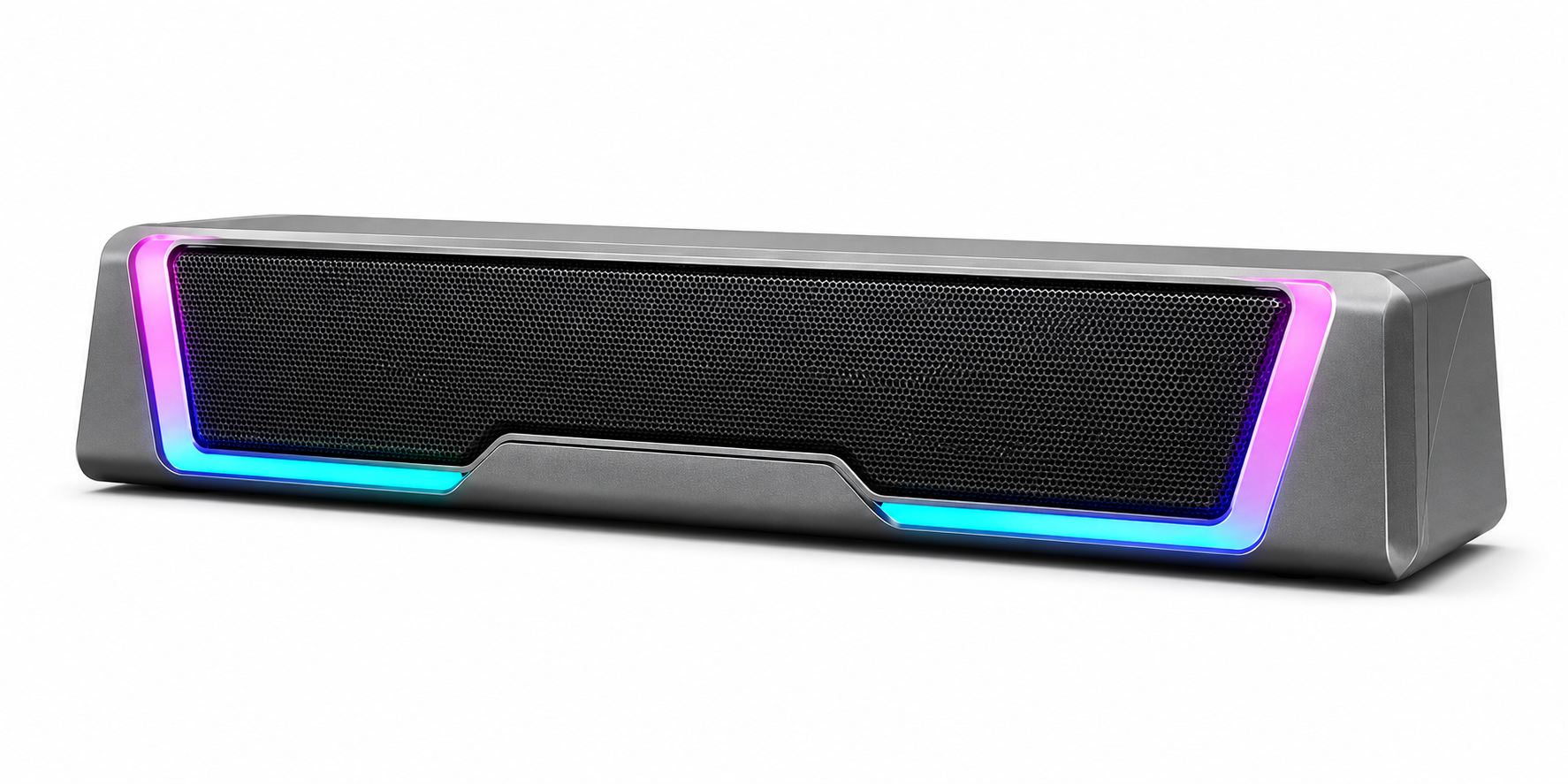 RGB Gaming Soundbar Speaker with Dynamic Lighting for PC Setup (SP-2604)