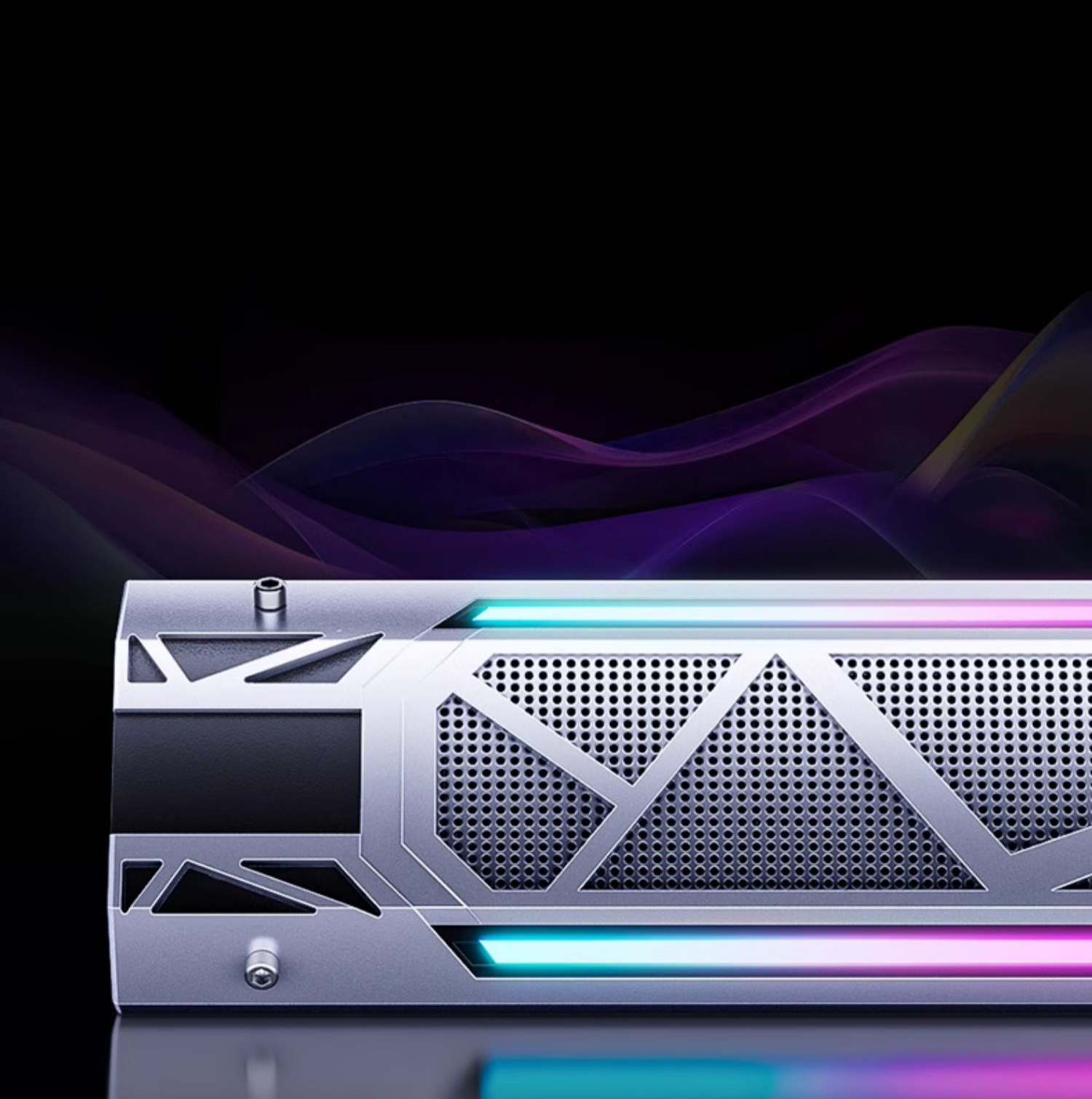 RGB Gaming Soundbar Speaker with LED Light for PC Desktop Setup (SP-5032)