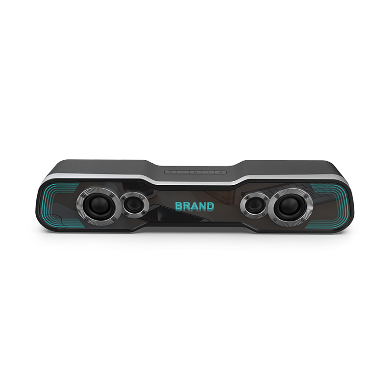 Premium Gaming Soundbar Speaker with Dual Drivers for PC Desktop (SP-2602)