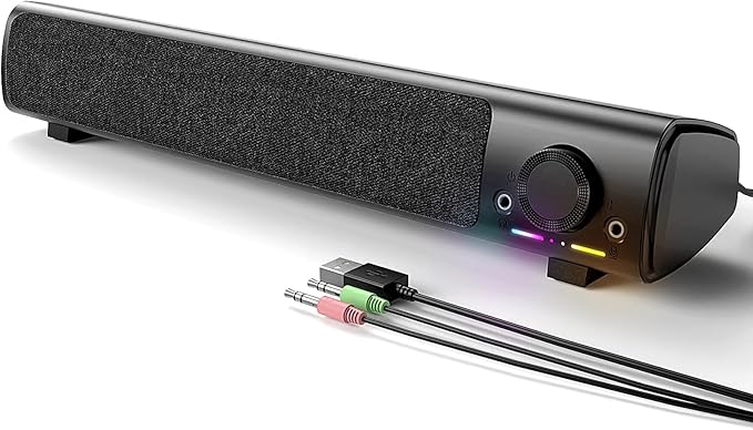 RGB Bluetooth TV Soundbar Speaker with Wireless Audio (SP-2520)