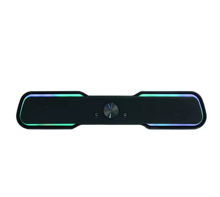 RGB LED Soundbar Gaming Speaker for PC Desktop and Monitor （SP-218）