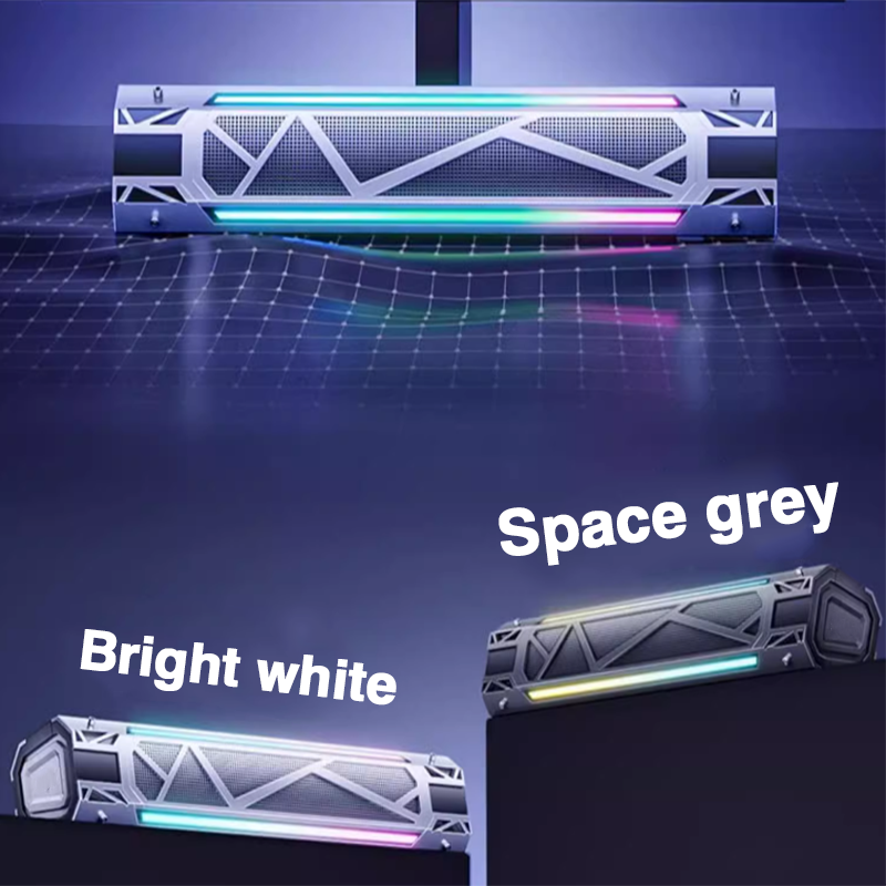 RGB Gaming Soundbar Speaker with LED Light for PC Desktop Setup (SP-5032)