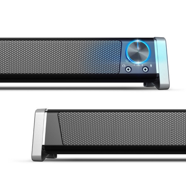 RGB LED Soundbar Speaker with Stereo Sound for PC Desktop （SP-229）