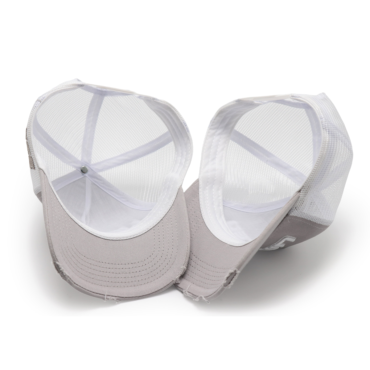 3D Embroidered Logo 5 Panel Snapback Mesh Trucker Hat - LIMITED