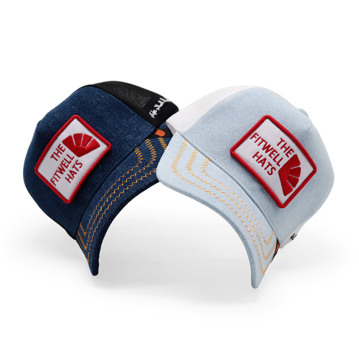 The Fitwell Hats Classic Denim Mesh Cap – Trendy Adjustable Baseball Hat