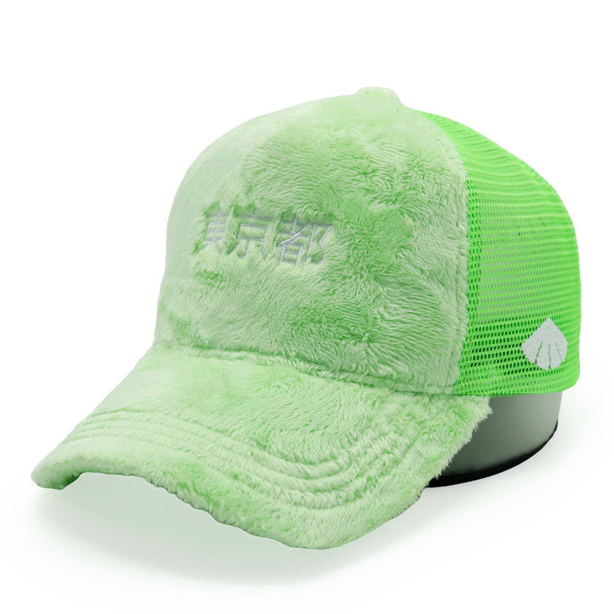 Tokyo Velvet Mesh Trucker Cap – Plush Furry Snapback Hat