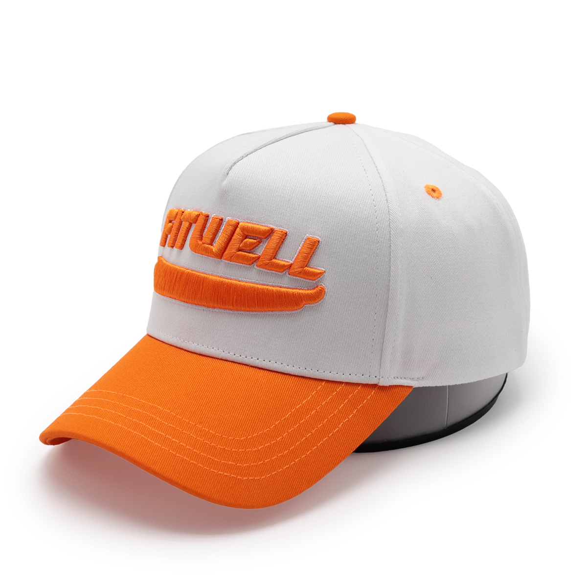 FITWELL Colorblock Baseball Caps – 3D Embroidered Snapback Hats with Contrast Brim