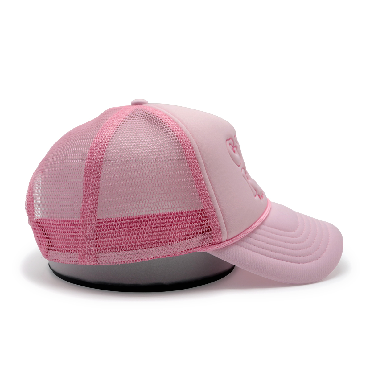 GYTO FEST 2023 Trucker Hat – Pink Embroidered Festival Cap with Mesh Back