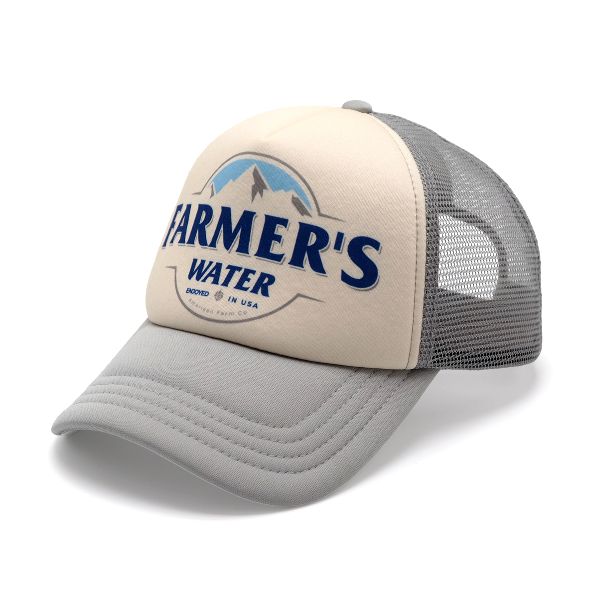 Support Dairy Farmers Foam Print Trucker Cap Adjustable Mesh Baseball Hat for Men and Women