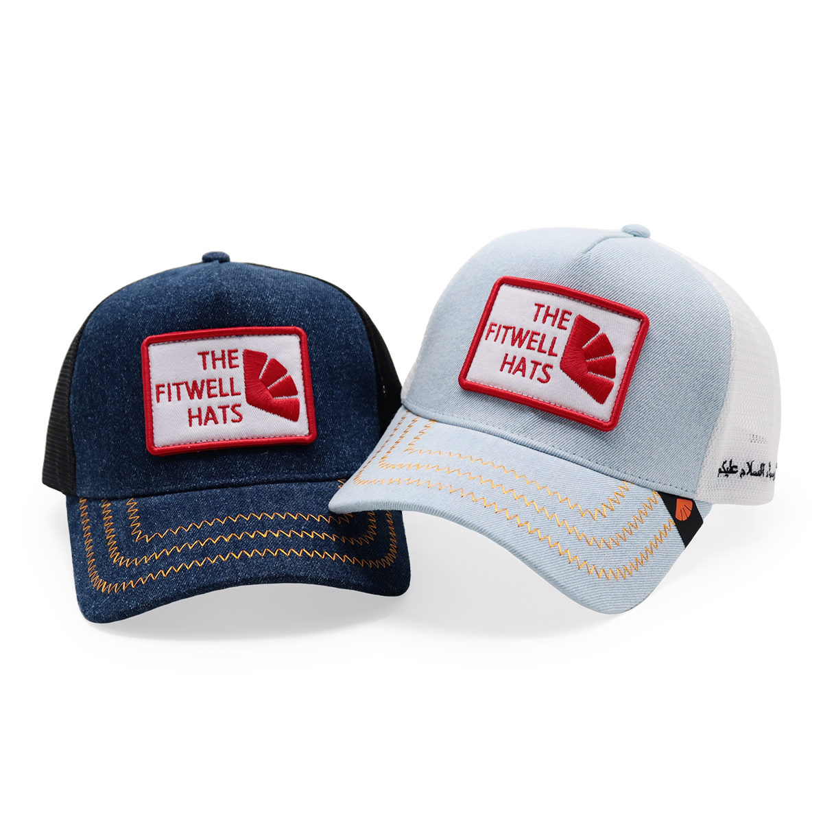 The Fitwell Hats Classic Denim Mesh Cap – Trendy Adjustable Baseball Hat