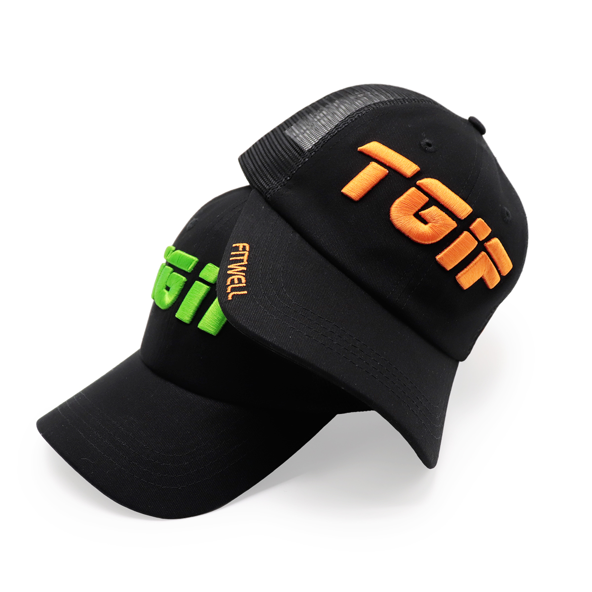 Embroidered Trucker Cap – FITWELL Streetwear Snapb