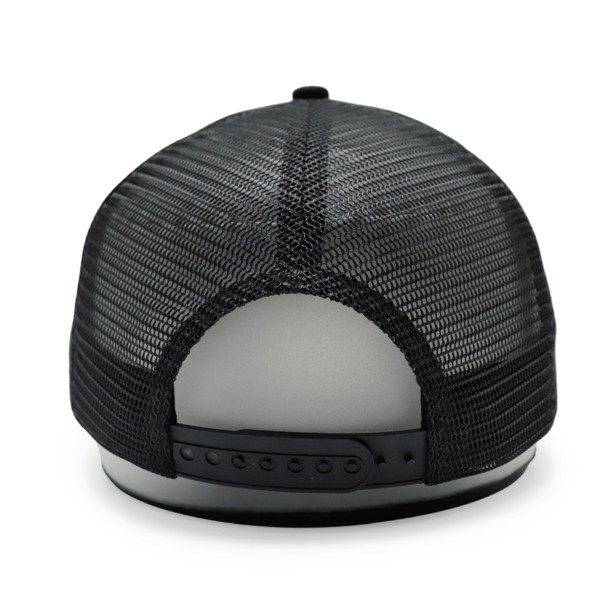 Custom Panda Embroidery Trucker Hat – Black Mesh Cap for Branding & Personal Logo