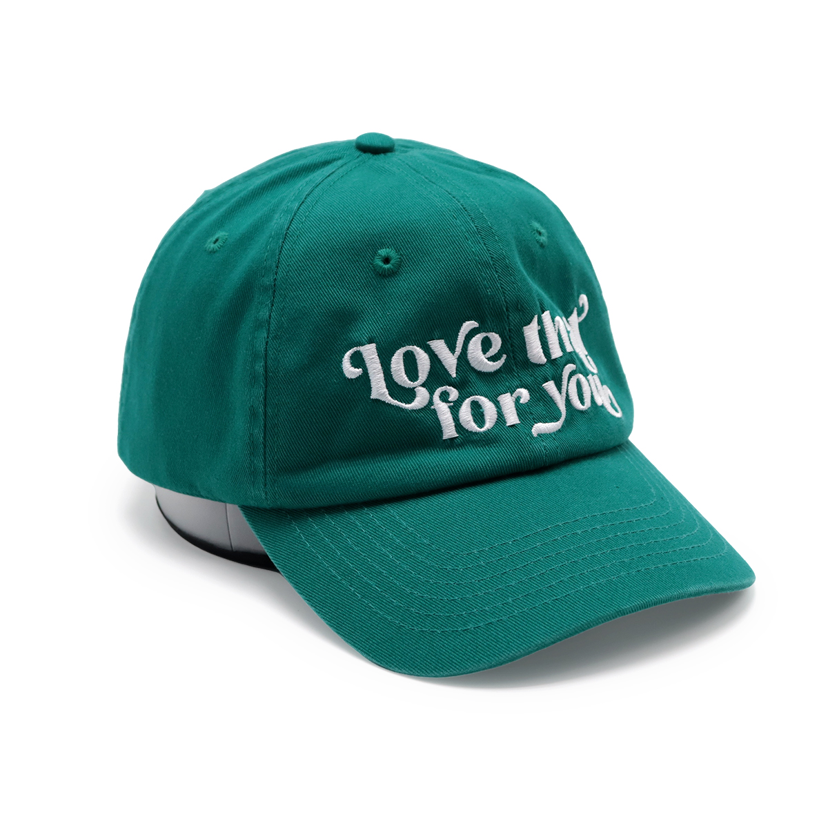 “Love That for You” Green Embroidered Dad Cap – Vintage Style Unisex Baseball Hat