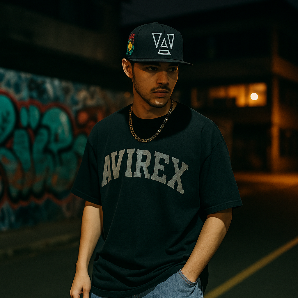 Geometric Face 3D Embroidered Flat Brim Snapback Cap