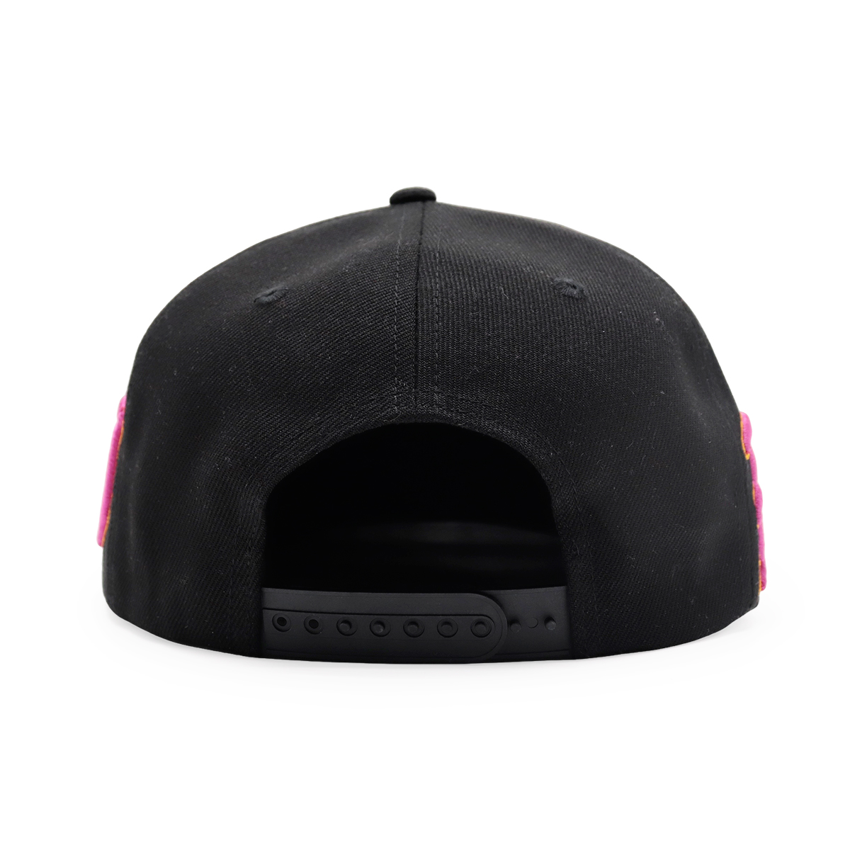 3D Gothic Embroidered Snapback Hat – Black & White