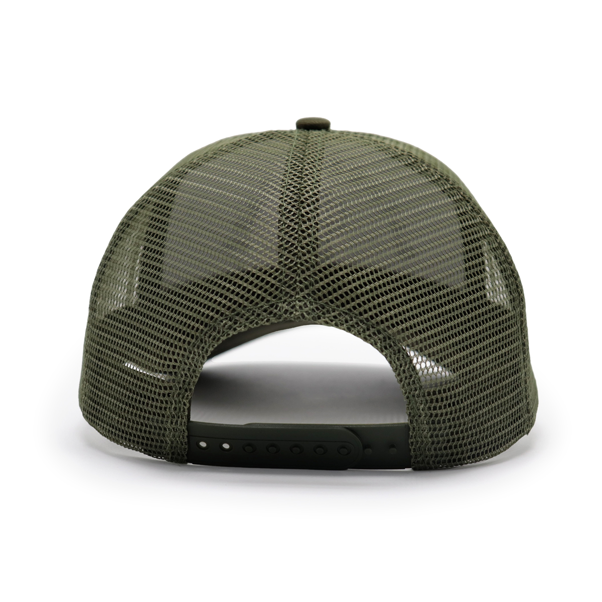 5 Panel Mesh Trucker Cap with 3D Embroidered Rainbow Café Logo – Custom Adjustable Snapback Hat
