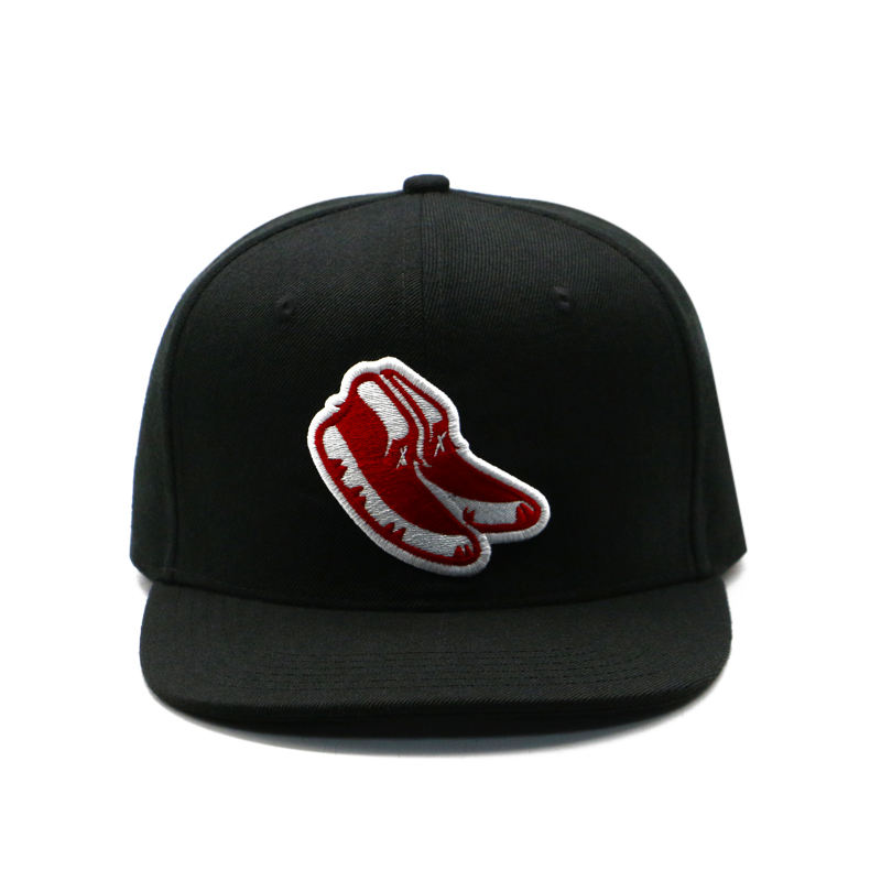 Red Socks Emblem Flat-Brim Snapback Hat