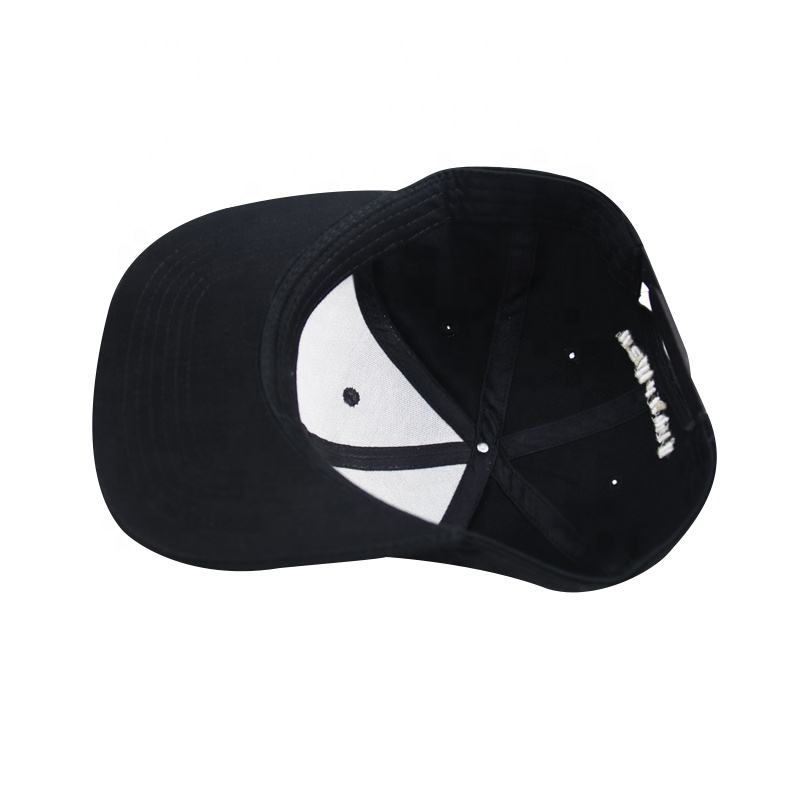 Geometric White Logo Embroidered Snapback Hat