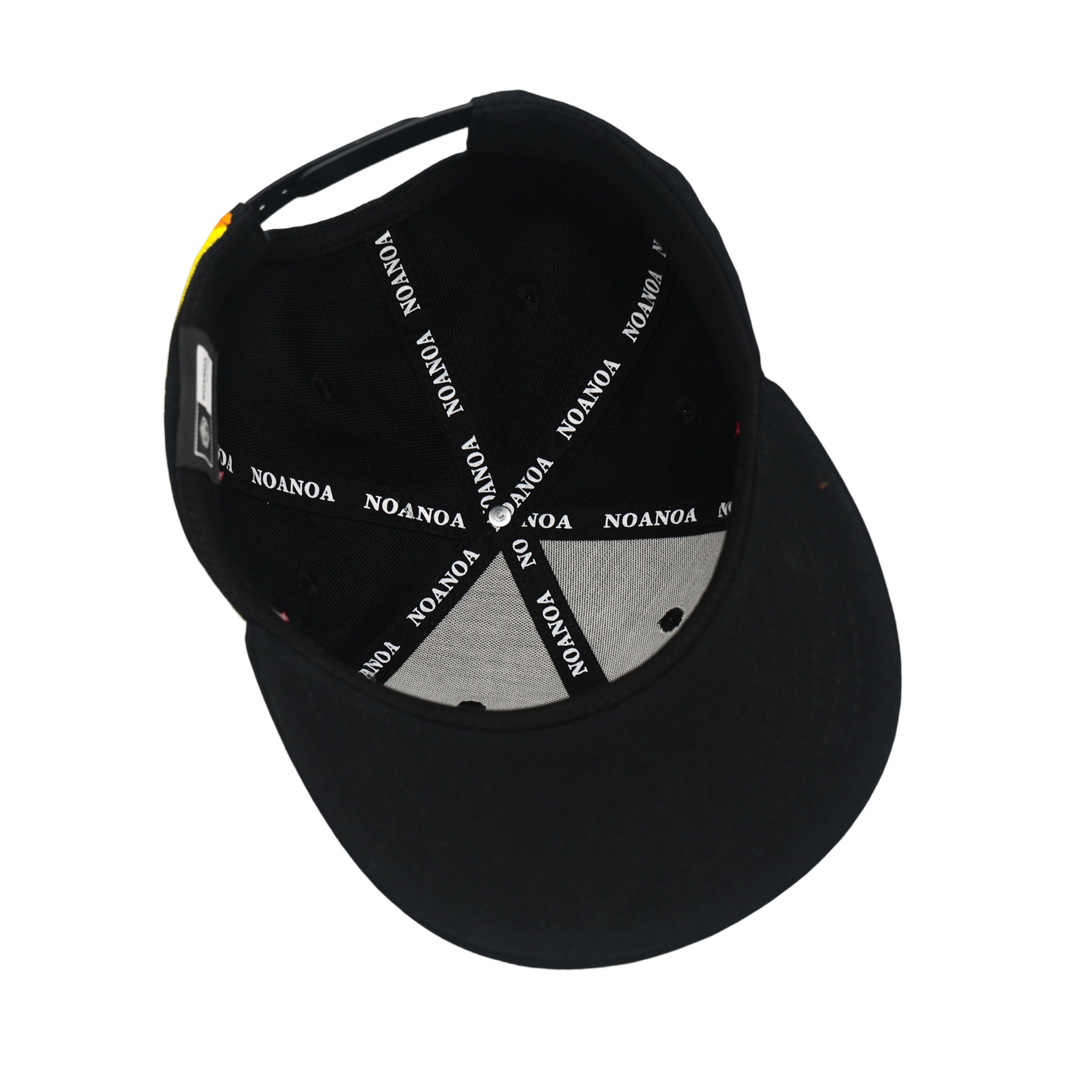 Urban Flame Wing Streetwear Black 6 Panel Custom 3D Embroidered Snapback Hat