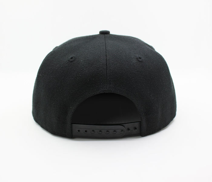 Custom NY Initials Black Snapback Hat