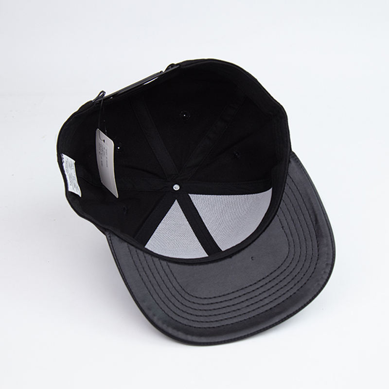 Urban Flame Snapback – Black 6-Panel 3D Embroidered Cap
