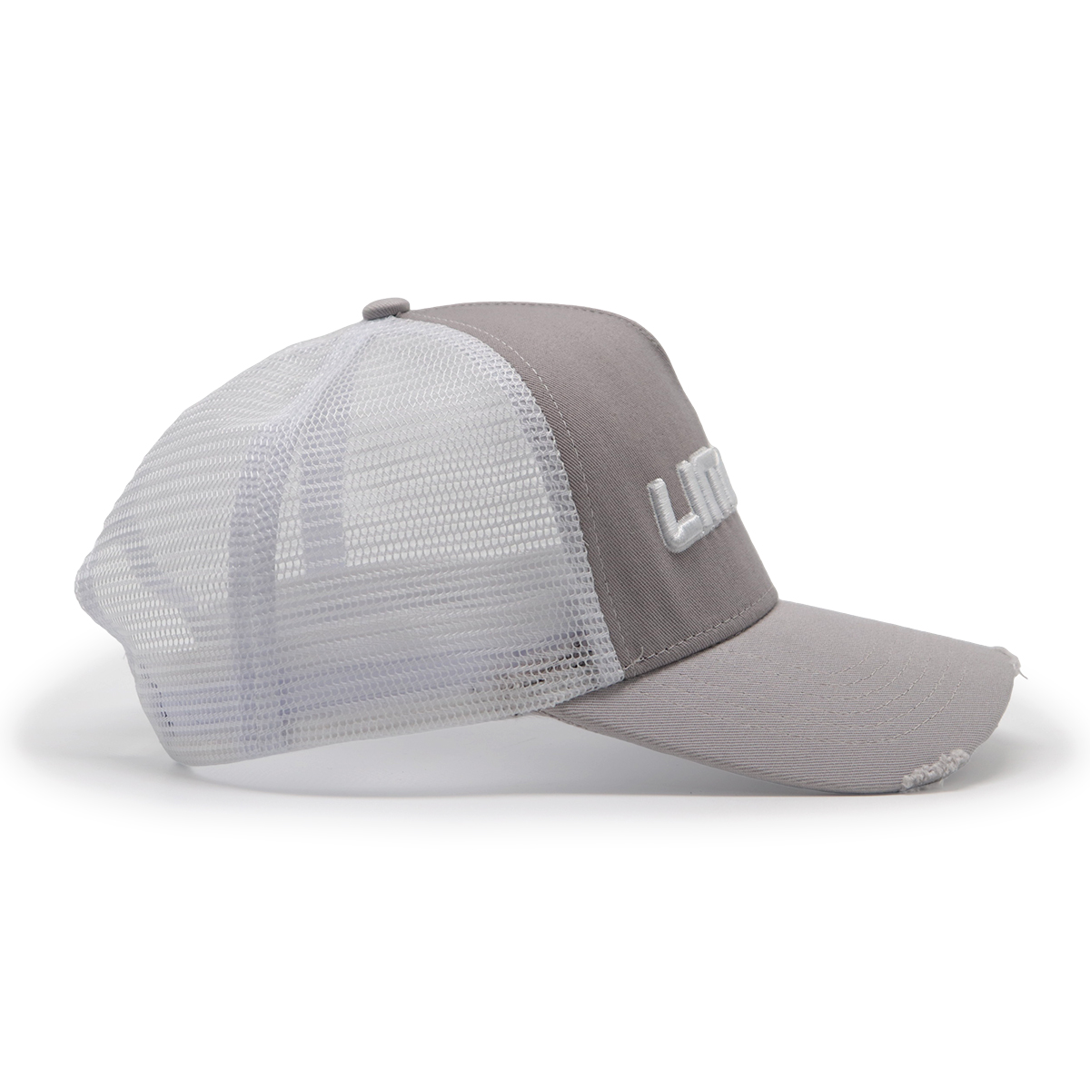 3D Embroidered Logo 5 Panel Snapback Mesh Trucker Hat - LIMITED