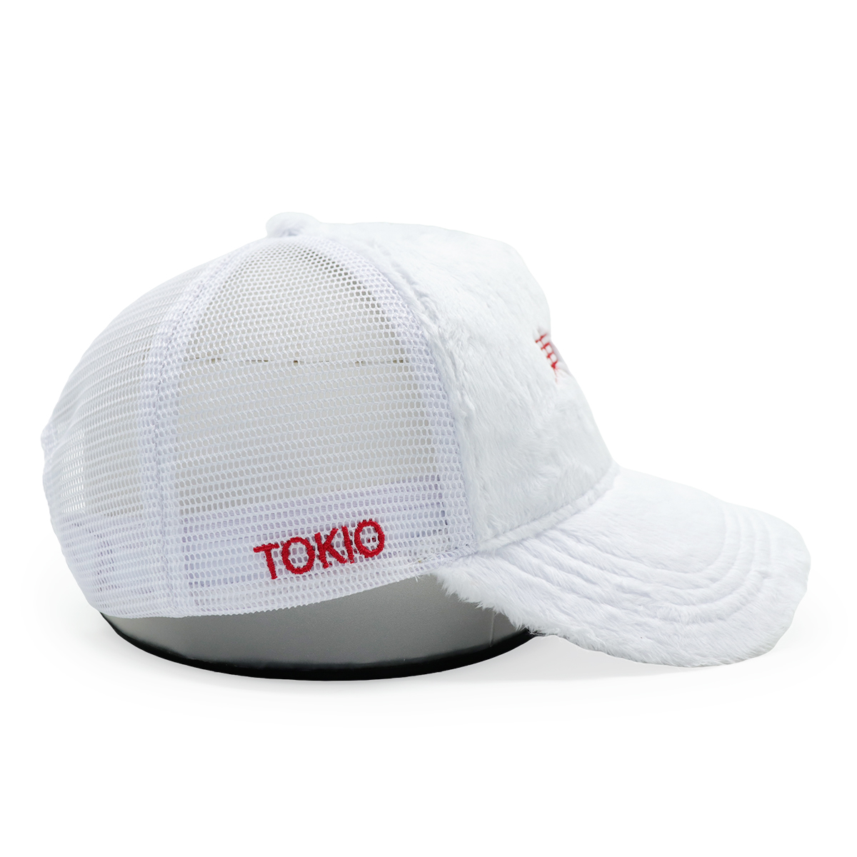 Tokyo Velvet Mesh Trucker Cap – Plush Furry Snapback Hat