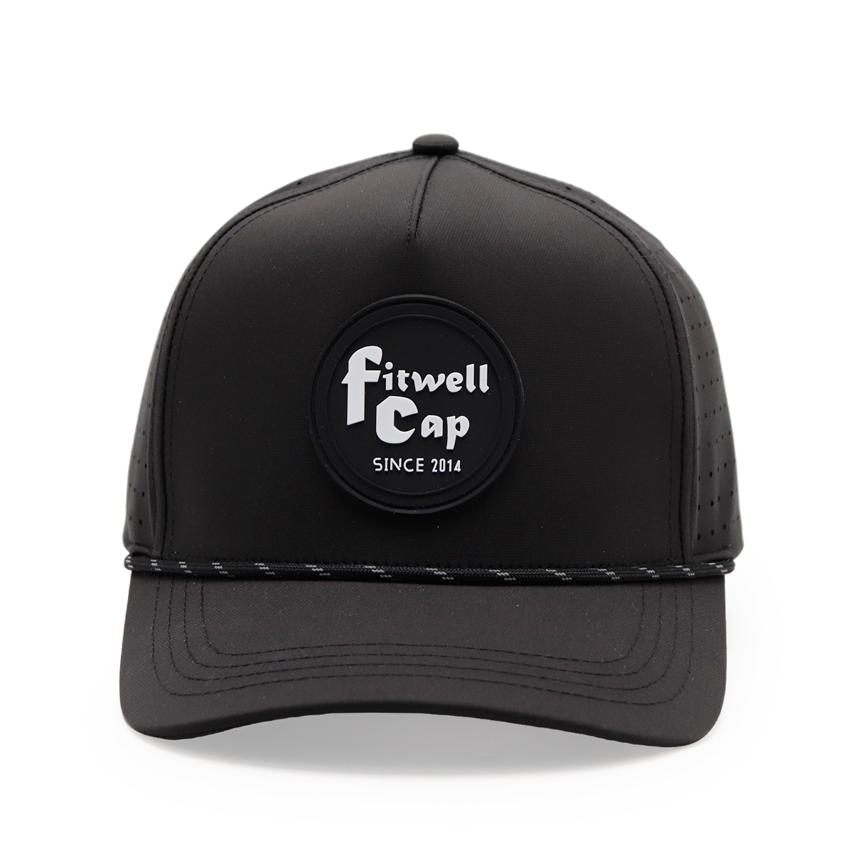 Fitwell Laser Perforated Baseball Cap – Breathable Sports Hat, Adjustable Snapback, Unisex