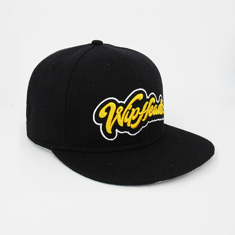 WipHeads Script Logo Flat-Brim Snapback Hat