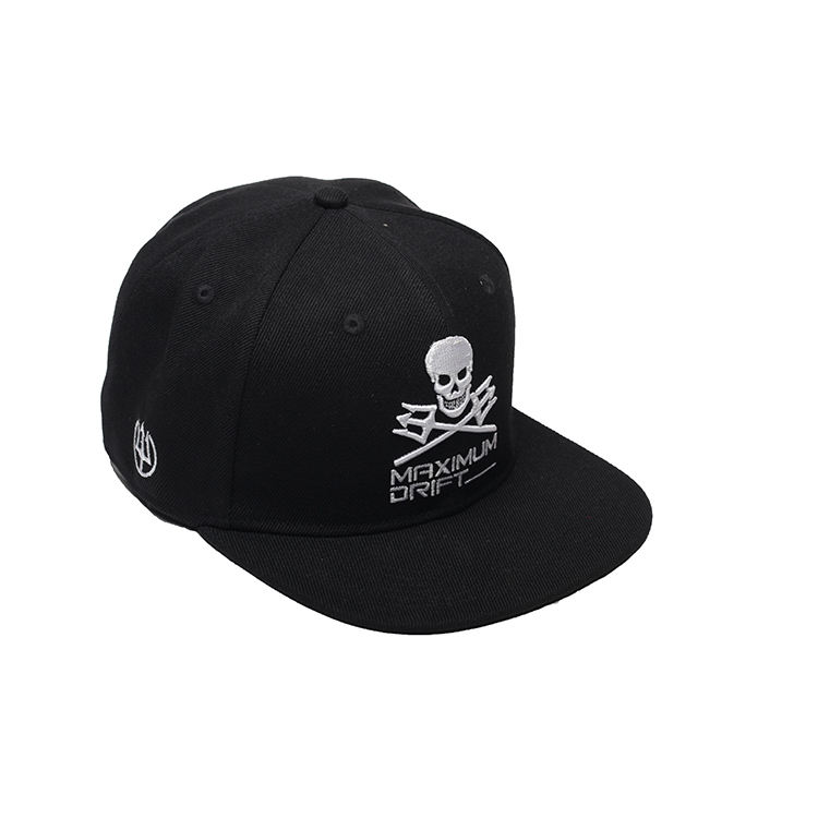 MAXIMUM DRIFT Skull Embroidered Snapback Hat – Patriotic Street Style Cap
