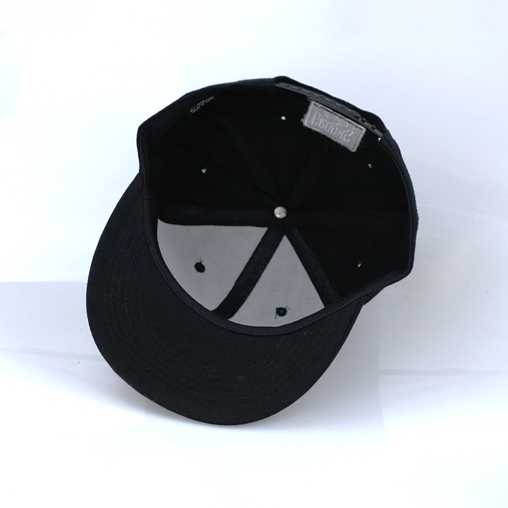 Ace Spade Black Flat Brim Cap