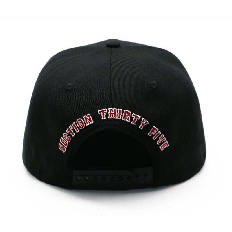 Red Socks Emblem Flat-Brim Snapback Hat