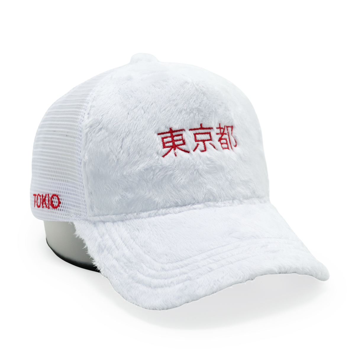 Tokyo Velvet Mesh Trucker Cap – Plush Furry Snapback Hat